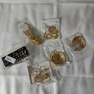 Fashion Jewelry Bundle - “Gold” Necklaces, Earrings and Bracelet